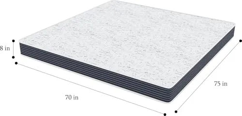 WESTIDO SteadySupport Multiple High Resilience (HR) Foam | High Resilience (HR) Foam Knitted Fabric King Size Zero Partner Disturbance SteadySupportKQ8inch75x70