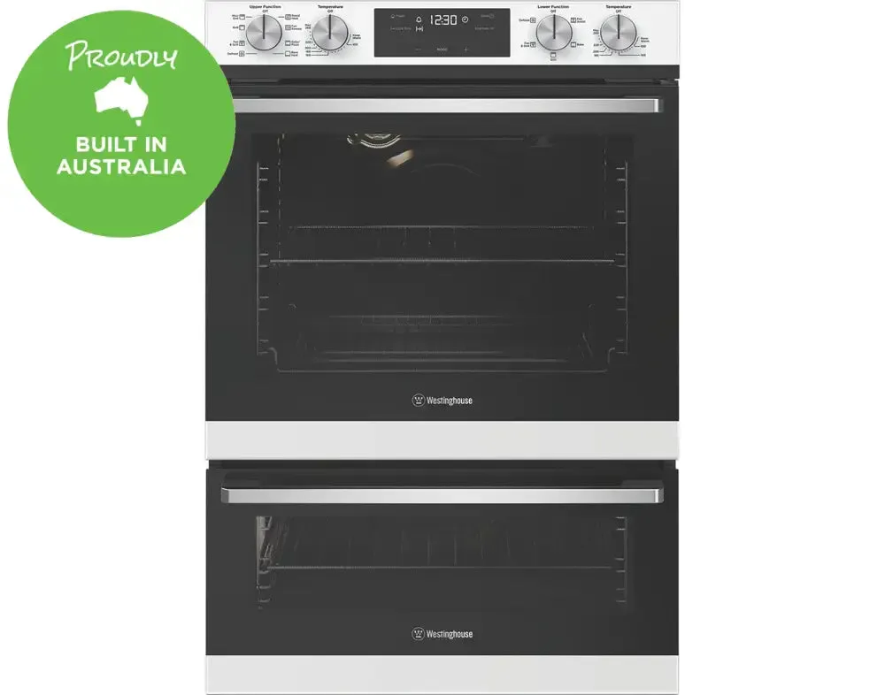 Westinghouse WVE625WC 60cm multi-function 8/5 duo oven, white