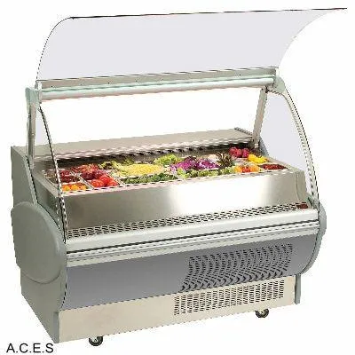 WOODSON COLD BAR FRIDGE CVD GLASS 4 DOOR