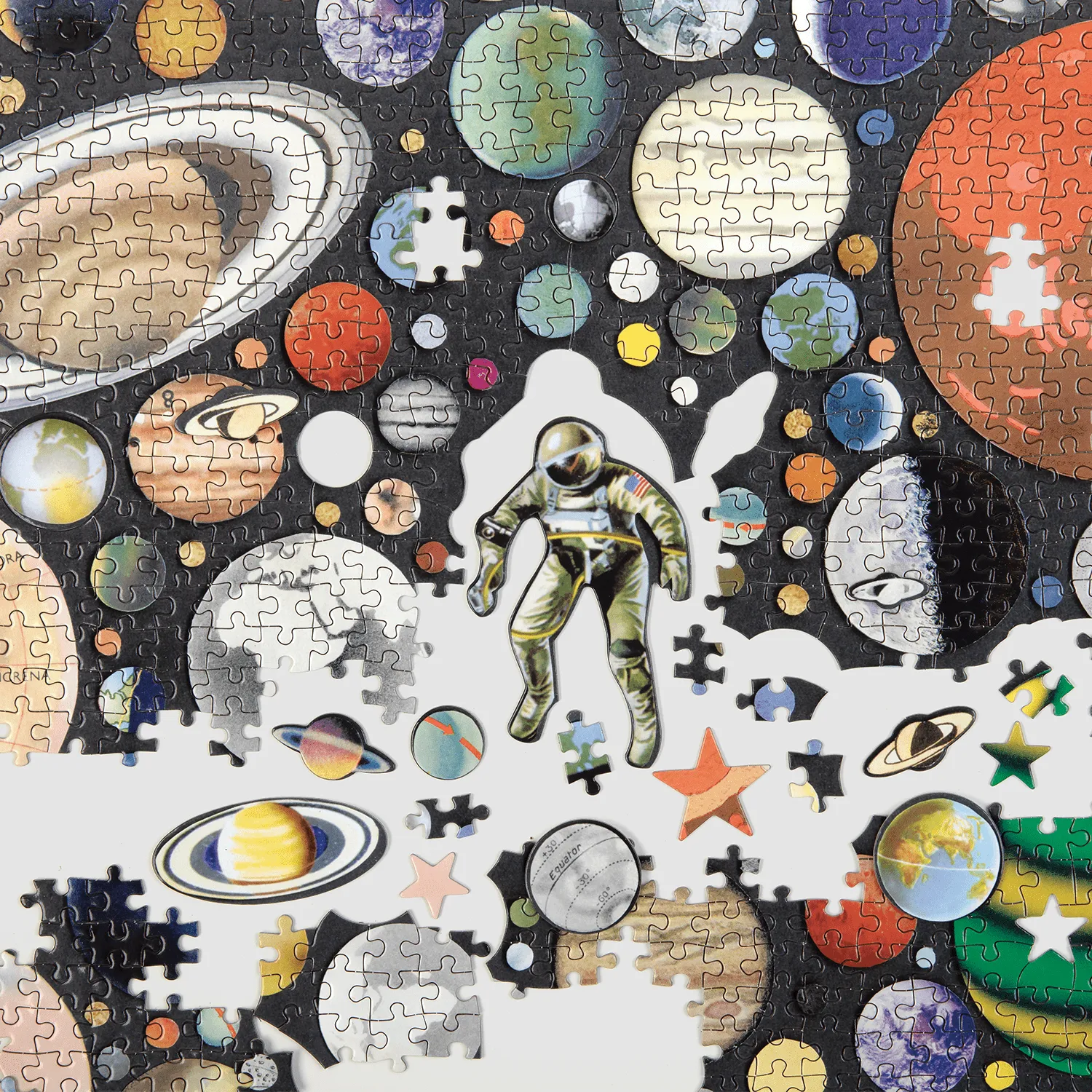 Zero Gravity 1000 Piece Jigsaw Puzzle With Shaped Pieces