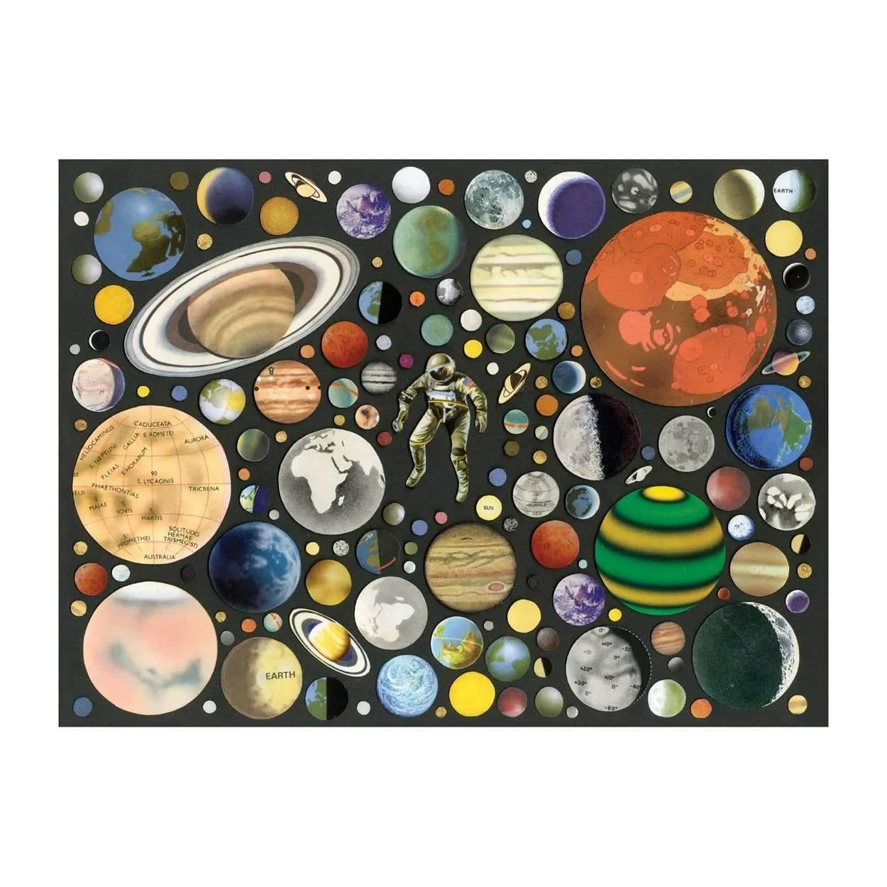 Zero Gravity 1000 Piece Jigsaw Puzzle With Shaped Pieces