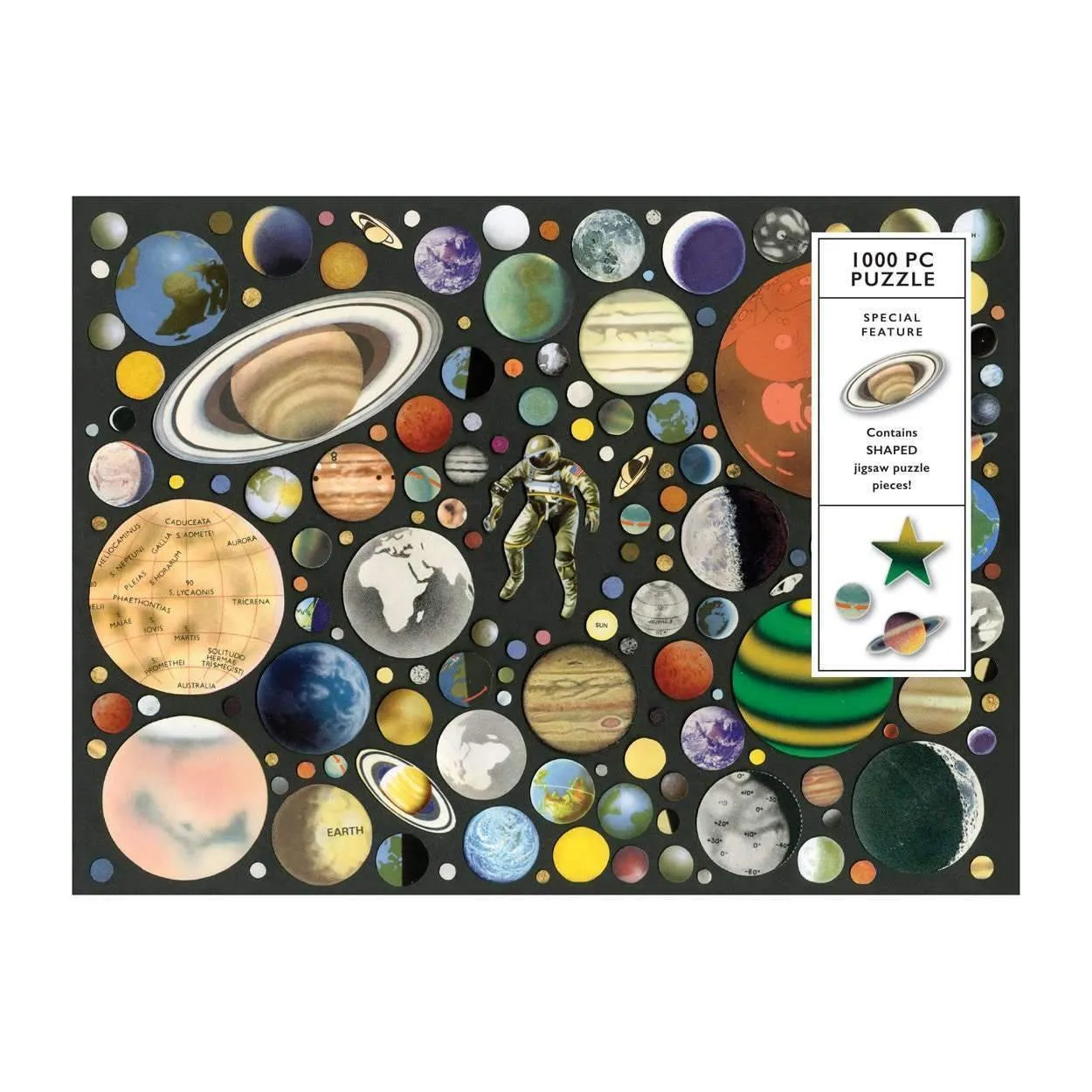 Zero Gravity 1000 Piece Jigsaw Puzzle With Shaped Pieces