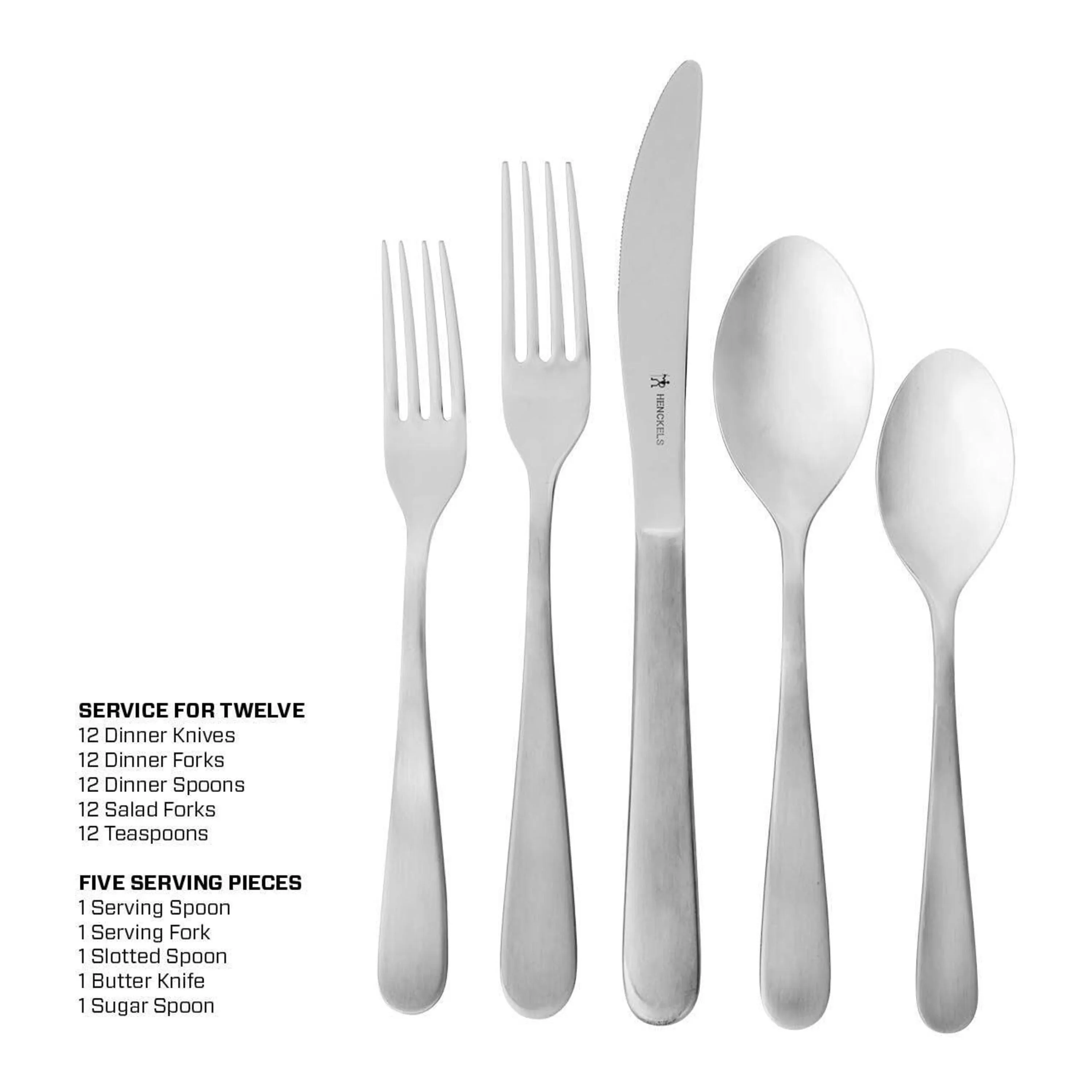 Zwilling Henckels Lucena 65-Piece Flatware Set - 22568-365